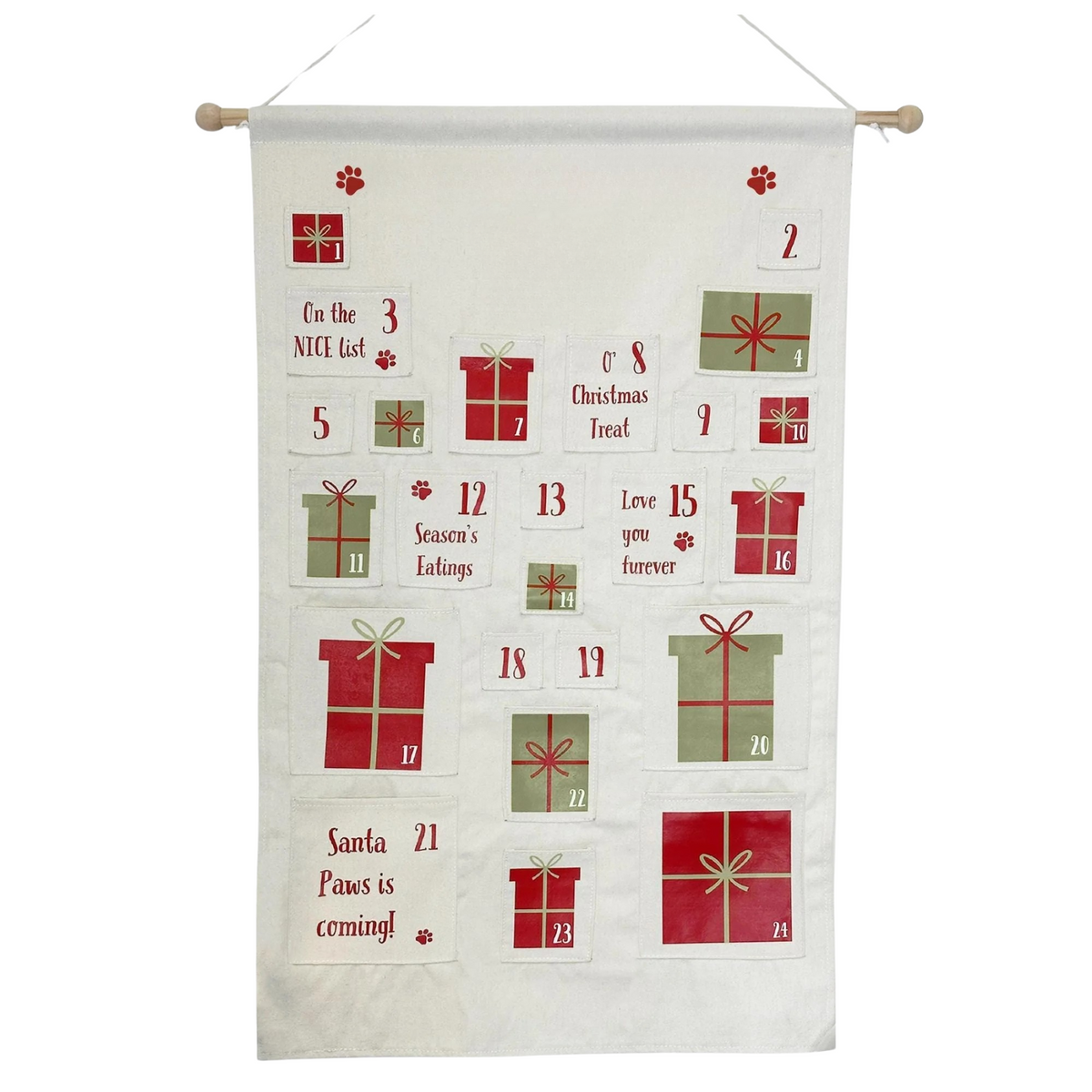 Personalised pet advent calendar - Custom dog advent calendar