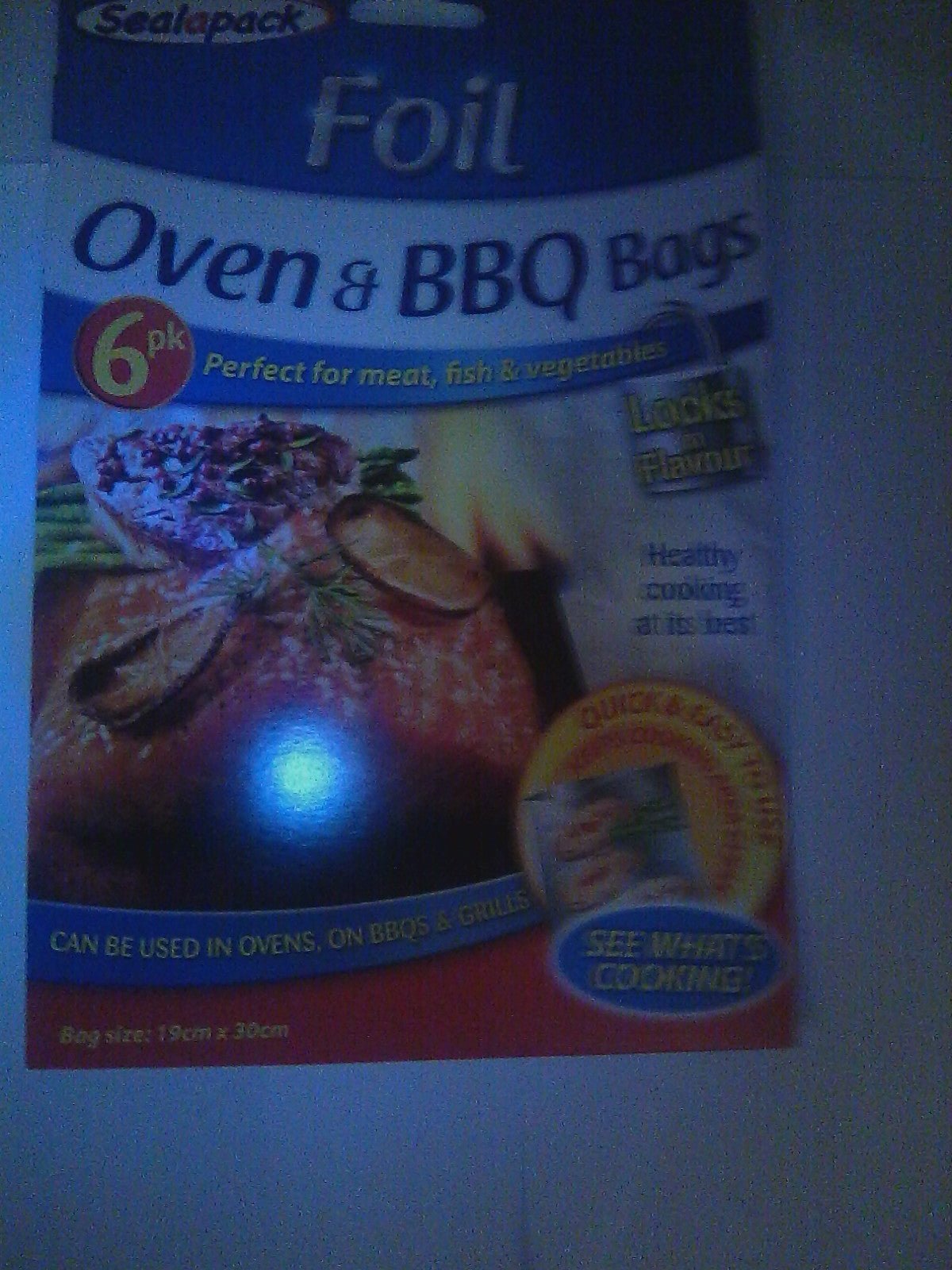 No mess foil oven and BBQ bags