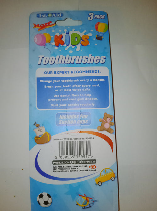 Fun chilldrens toothbrushes with faces