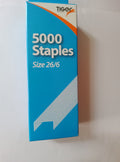 Tigestat staples size 26/6 5000 in a box