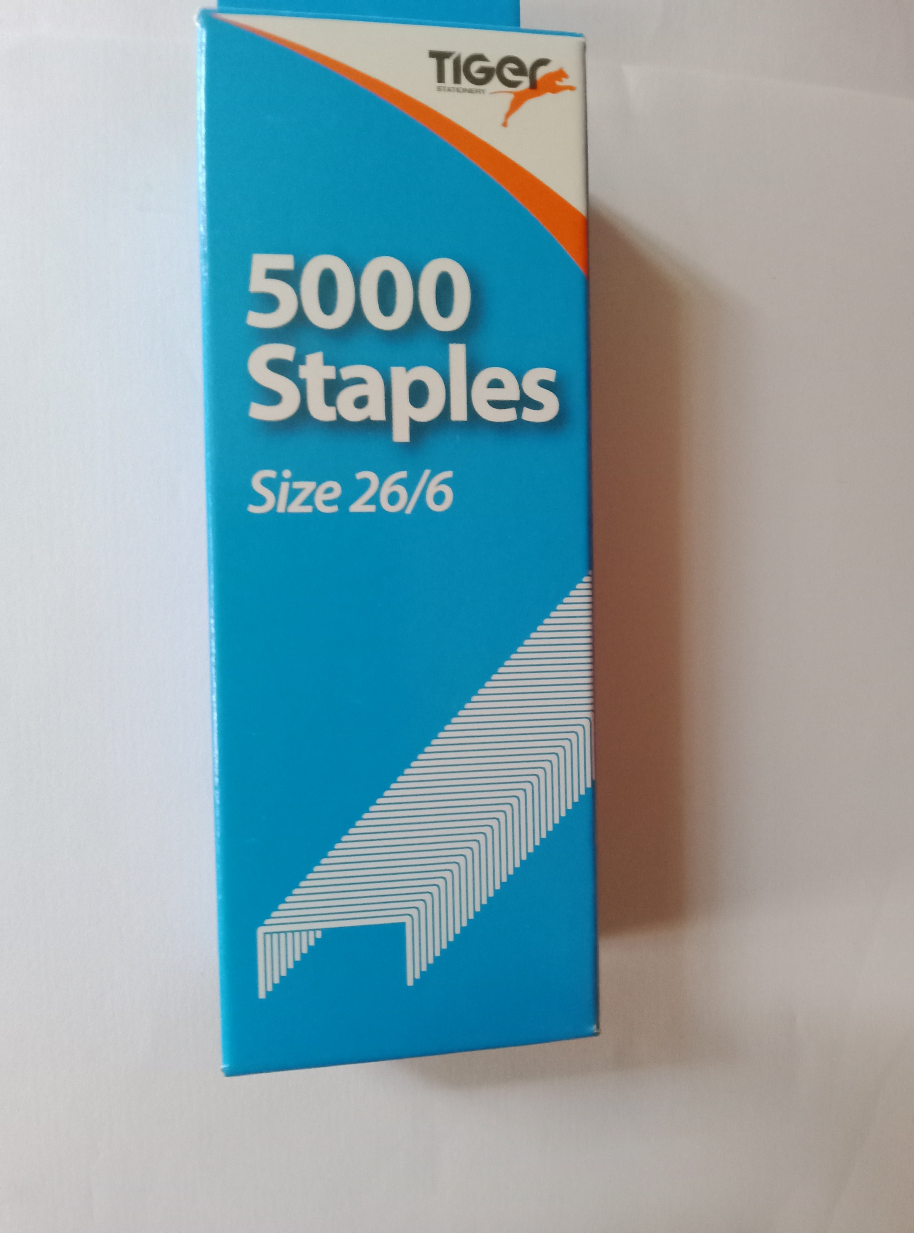 Tigestat staples size 26/6 5000 in a box