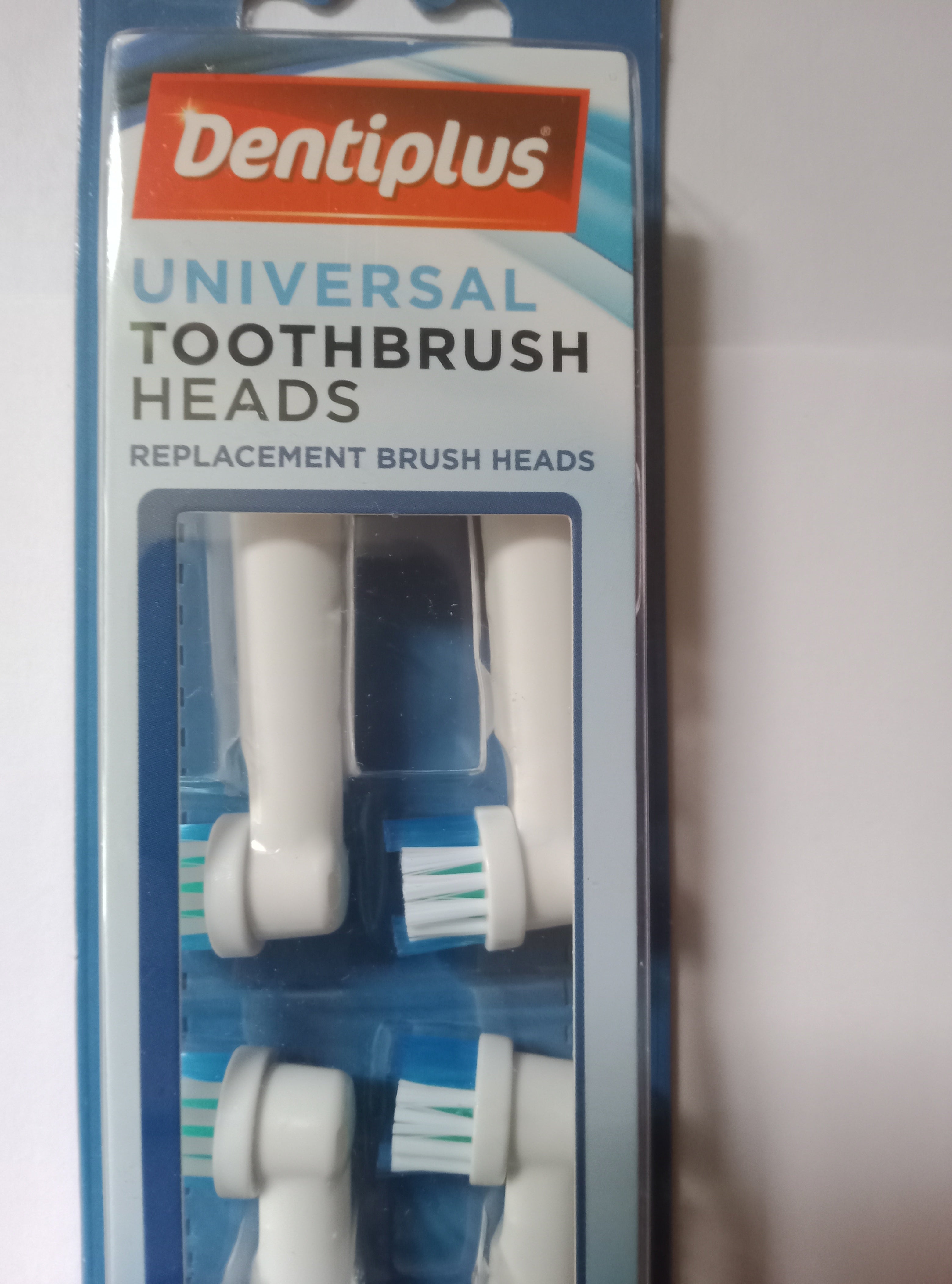 Universal replacement toothbrush heads compatible with Oral B