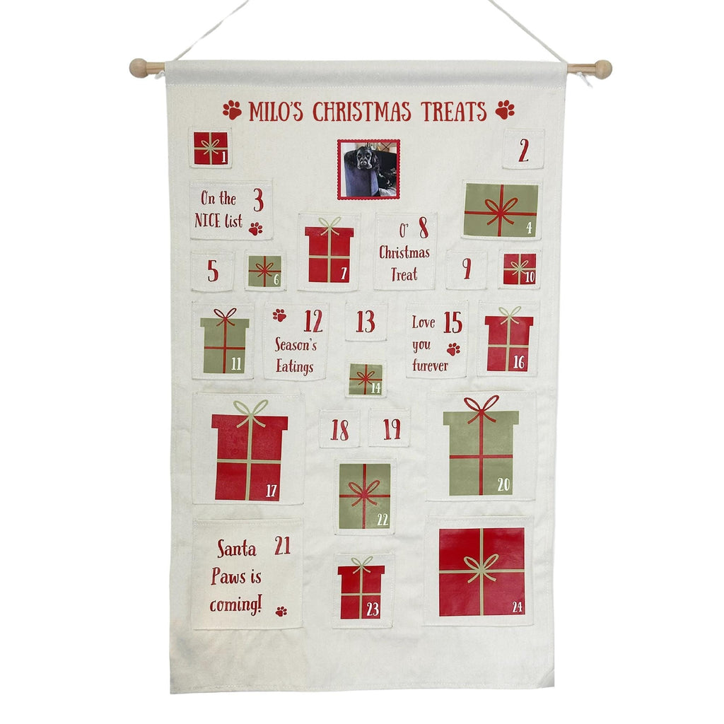 Personalised pet advent calendar - Custom dog advent calendar