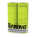 Renova [6 Rolls Green] 3 Ply Soft Colour Toilet Loo Bathroom Tissue Paper Rolls